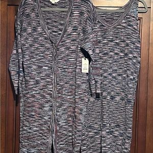 Tetra & Sky NWT 3X dress and cardigan